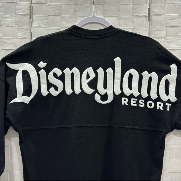 Disney Parks Authentic Original Spirit Oversized Jersey Black XS Long Sleeve - Picture 5 of 8